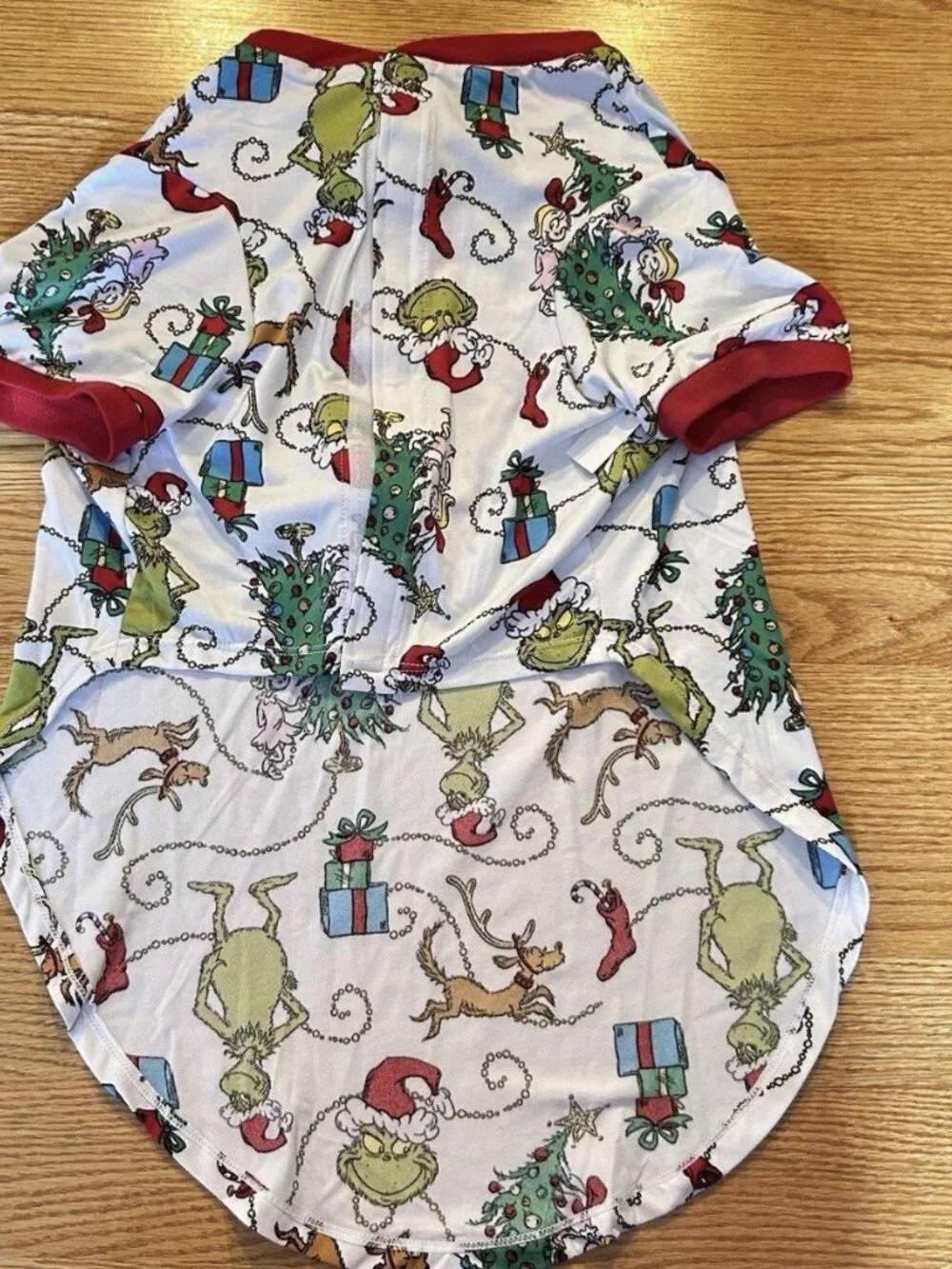 Grinch & Lamb Chop Lot 2 Lg Dog Christmas Outfits! Festive Halloween